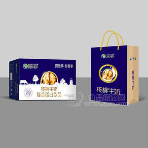 乐事核桃牛奶复合蛋白饮品250mlx20盒