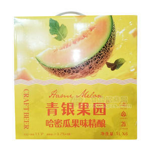 青银果园哈密瓜果味精酿啤酒1LX6