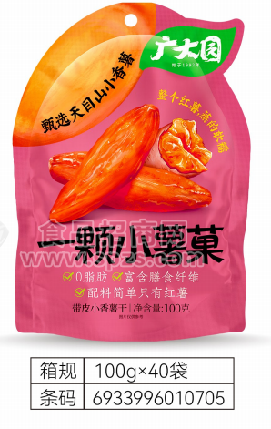 广大园一颗小薯菓休闲食品100gx40袋