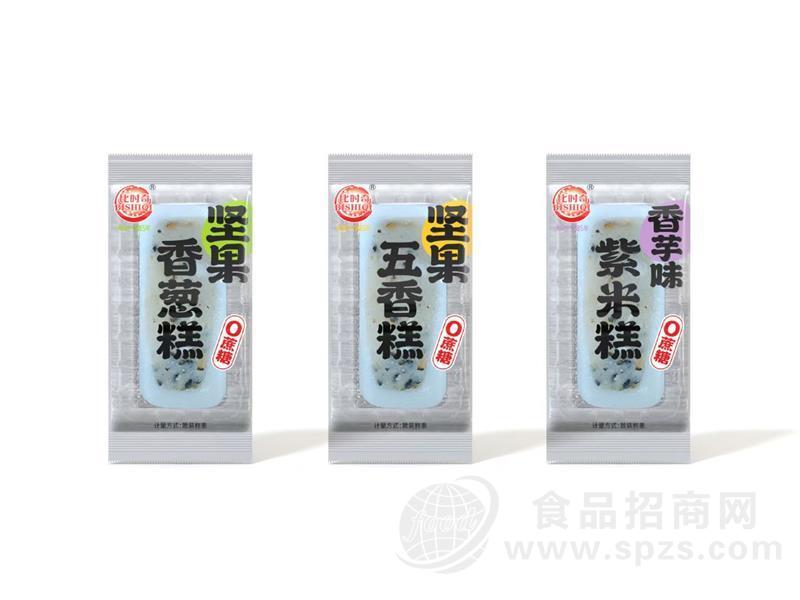 比时奇坚果香葱糕坚果五香糕香芋味紫米糕