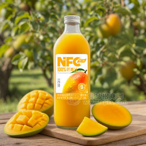 赞漾100%芒果汁果汁饮料1L