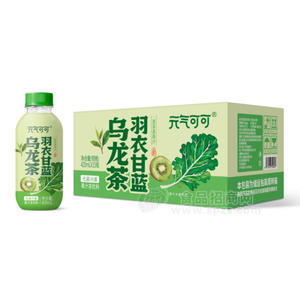 元气可可无菌冷灌装羽衣甘蓝乌龙茶果汁茶饮料420mlx15瓶