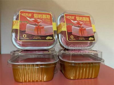 仟乐滋草莓味熔岩慕斯蛋糕休闲零食50g