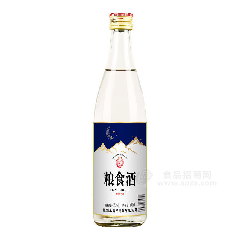绣江春粮食酒浓香型光瓶白酒500ml