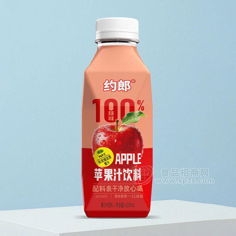 约郎苹果汁饮料420ml