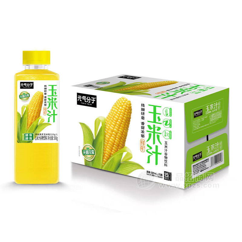 元气分子玉米汁谷物饮料500mlx15瓶