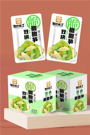 零拾来了双拼脆脆笋剁椒味休闲零食30g