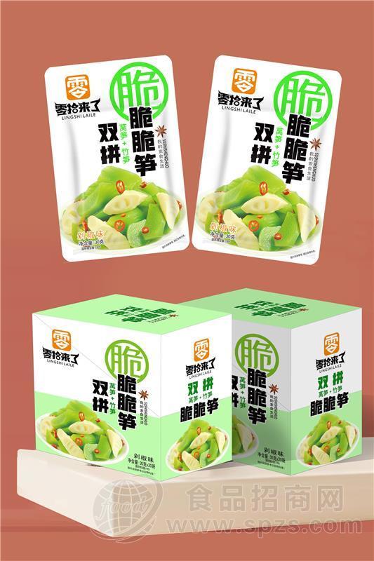 零拾来了双拼脆脆笋剁椒味休闲零食30g