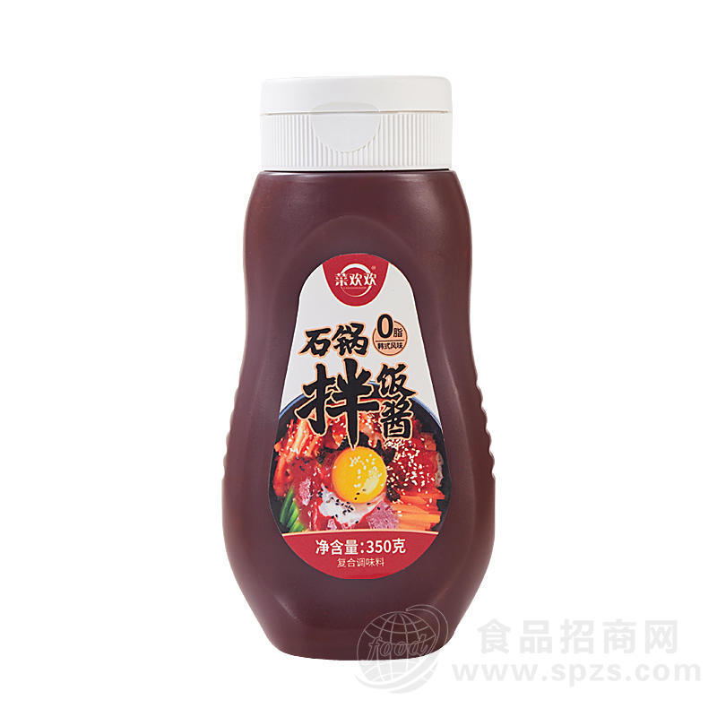 菜欢欢石锅拌饭酱调味酱350g