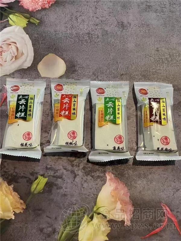 比时奇桂花味核桃味薄荷味黑芝麻味云片糕糕点