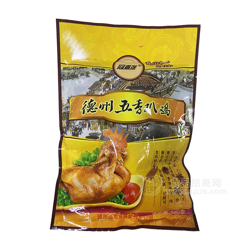 冠香莲五香扒鸡熟食制品500g 