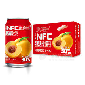 椰臣果粒黄桃汁饮料310ml
