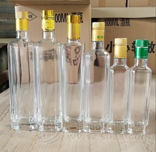茶油瓶半斤1斤500ml山茶油玻璃瓶茶籽油瓶