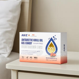 AKOZ南极磷虾油凝胶糖果30粒56%海洋磷脂omega3