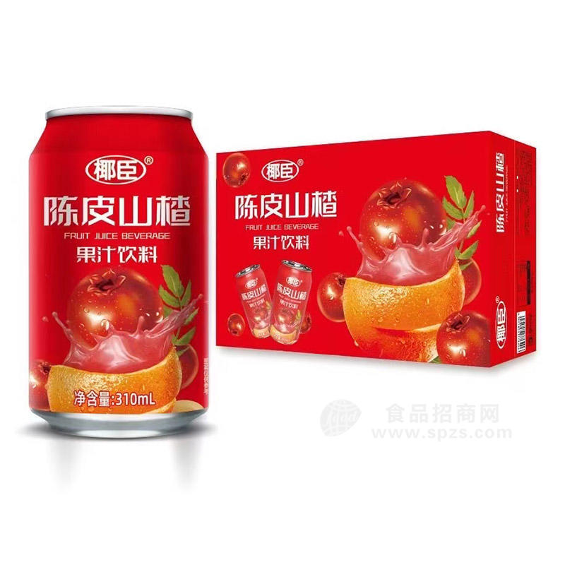 椰臣陈皮山楂果汁饮料310ml