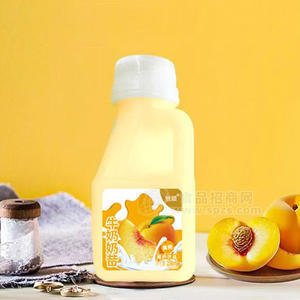 铨顺黄桃味牛奶奶昔酸奶饮品258ml