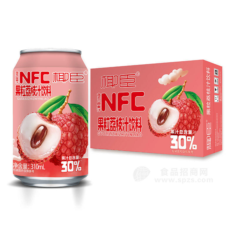 椰臣果粒荔枝汁饮料310ml