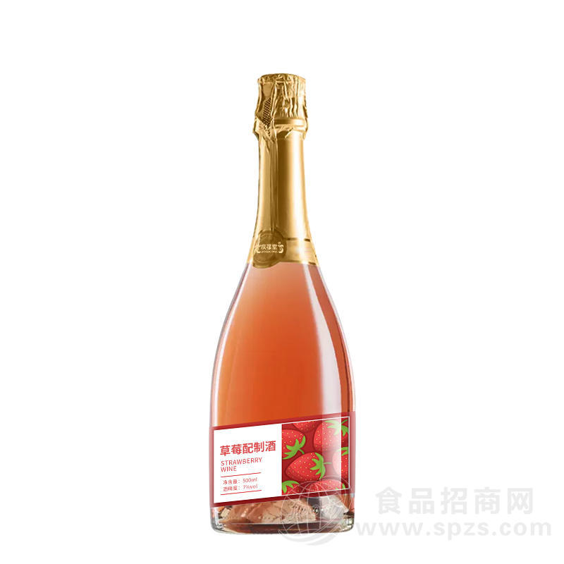草莓配制酒贴牌代加工露酒ODM