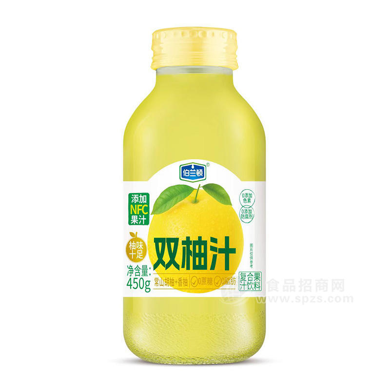 伯兰顿NFC双柚汁复合果汁饮料450g