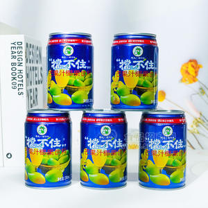 椰风挡不住罐装芒果汁椰果饮料280ml