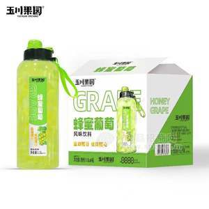 运动水壶1.5L蜂蜜葡萄大椰果风味饮料