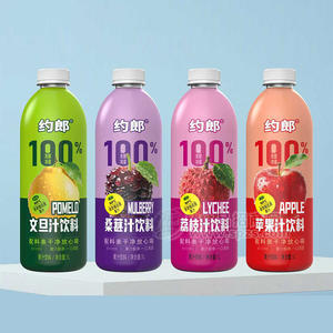 约郎多种口味果汁饮料1L