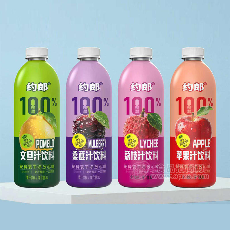 约郎多种口味果汁饮料1L