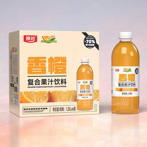 澳进香橙复合果汁饮料1.25LX6瓶