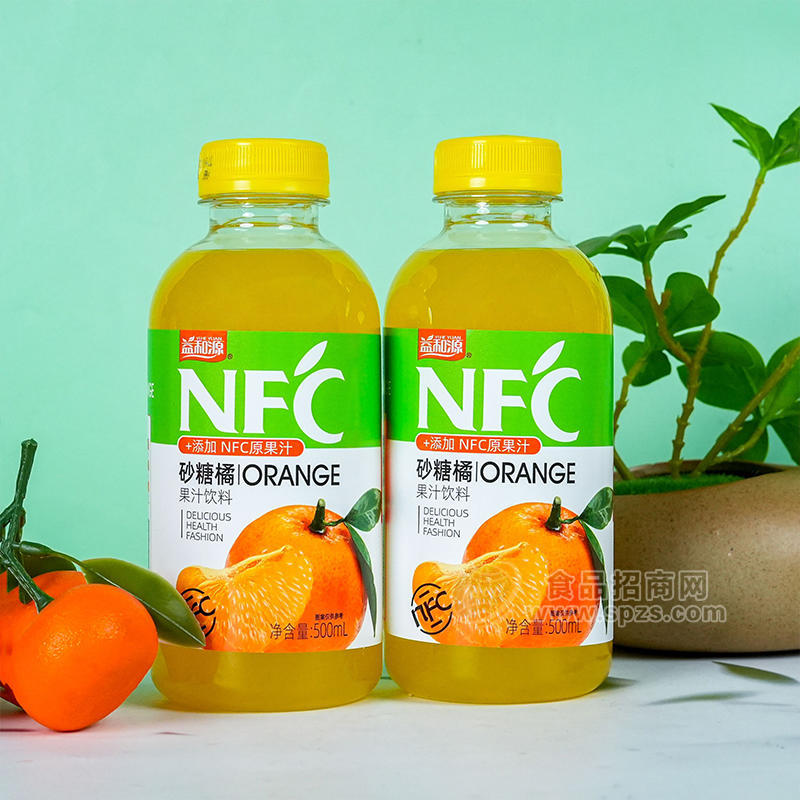 益和源NFC系列砂糖橘500ml果汁饮料