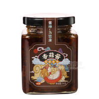 厂家直供香菇酱营养风味微辣夹馍拌饭酱辣椒酱微辣