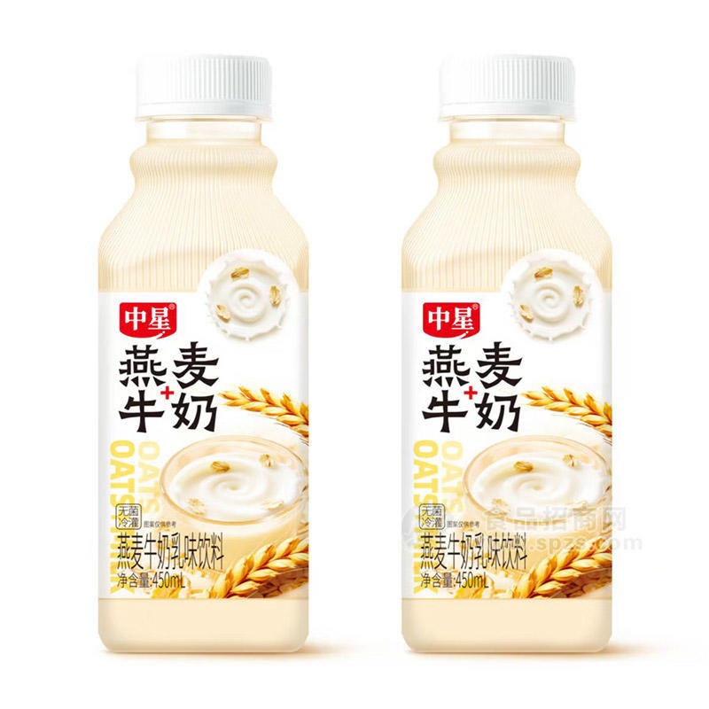 中星燕麦牛奶乳味饮料乳饮料450ml