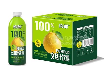 约郎无菌冷灌装文旦汁饮料果汁饮料1LX6瓶