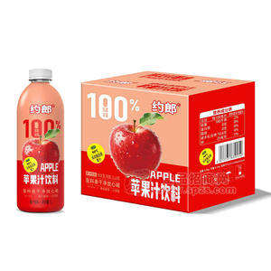 约郎NFC苹果汁饮料1LX6瓶
