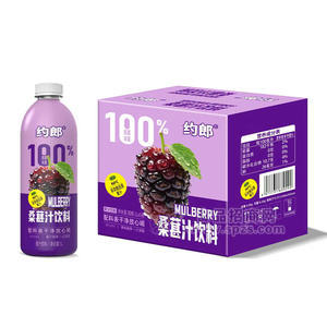 约郎NFC桑葚汁饮料果汁饮料1LX6瓶