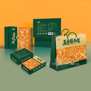 西克由五香臻牛肉礼盒装节日礼盒