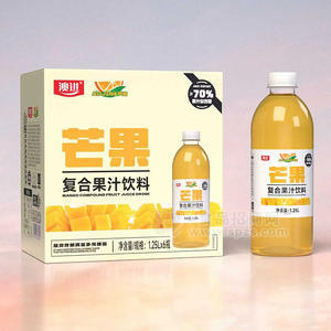 澳进芒果复合果汁饮料1.25Lx6瓶