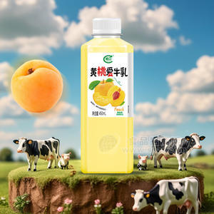 畅口黄桃爱牛乳乳酸菌饮品黄桃味