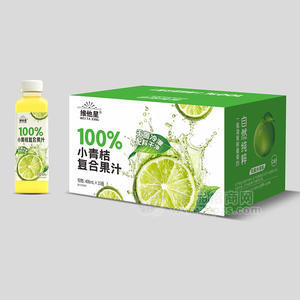 维他星100%小青桔复合果汁饮料400mlx15瓶