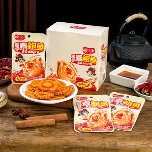 婉小小香辣味魔芋素鲍鱼休闲食品20g