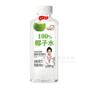 金晨100%椰子水植物饮料450ml