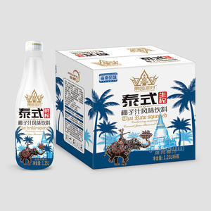 金晨泰式生榨椰子汁风味饮料1.25LX6瓶