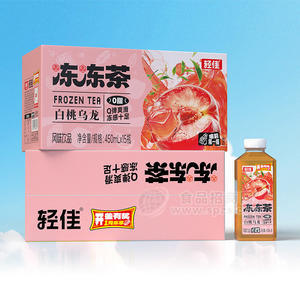 轻佳白桃乌龙冻冻茶风味饮品450mlx15瓶