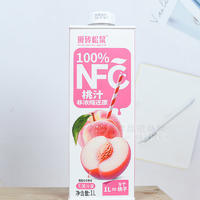 搬砖松鼠100%NFC桃汁果汁饮料1L招商