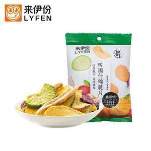 来伊份田园什锦脆片50g袋装酥脆水果蔬菜干控温脱水休闲零食