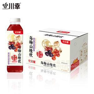 川幸乌梅山楂饮植物饮料600mlx15瓶