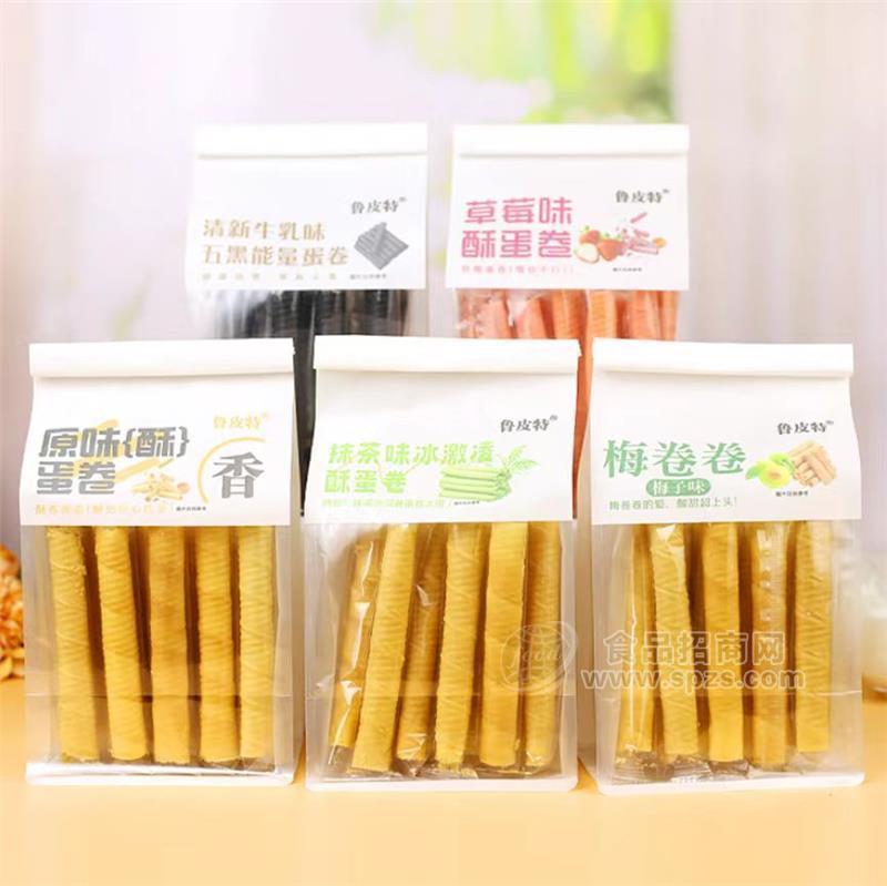 鲁皮特酥蛋卷袋装零食
