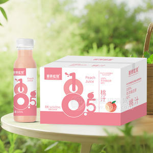 搬砖松鼠100%NFC桃汁果汁饮料1x15x325ml