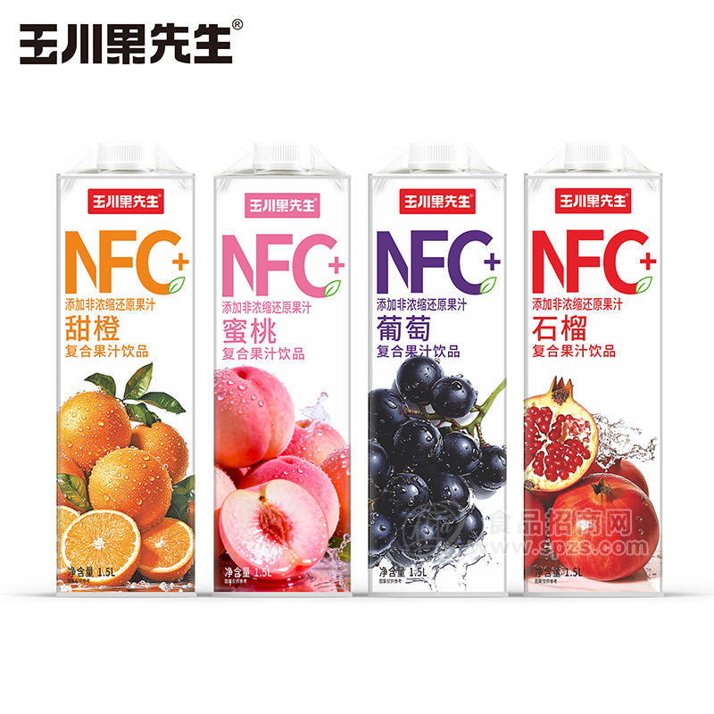 玉川果先生NFC复合果汁饮品1.5L