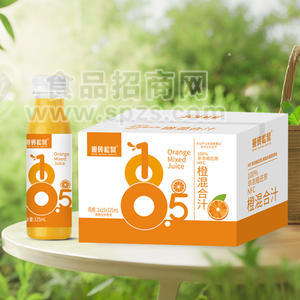 搬砖松鼠100%NFC橙混合汁果汁饮料1x15x325ml