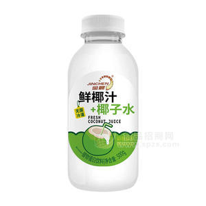 金晨鲜椰汁椰子水植物饮料500g